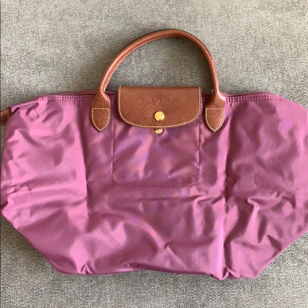 Longchamp medium Le Pliage handheld tote
